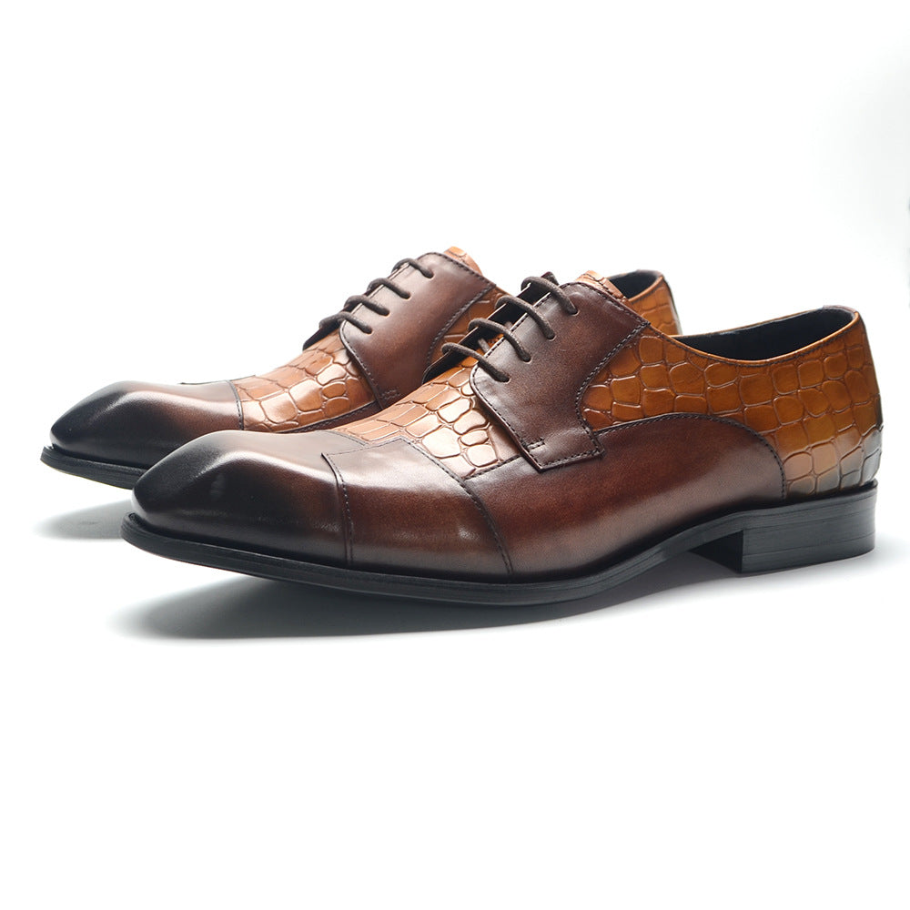 AlliElegance Luxe Brogue Oxford Dress Shoes