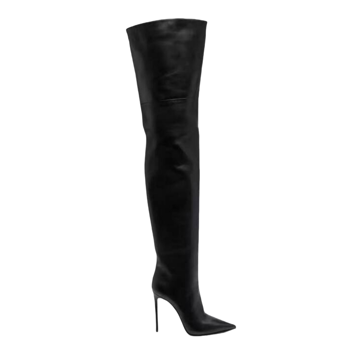 LuxeLeather Pointed Toe High Heel Long Boots