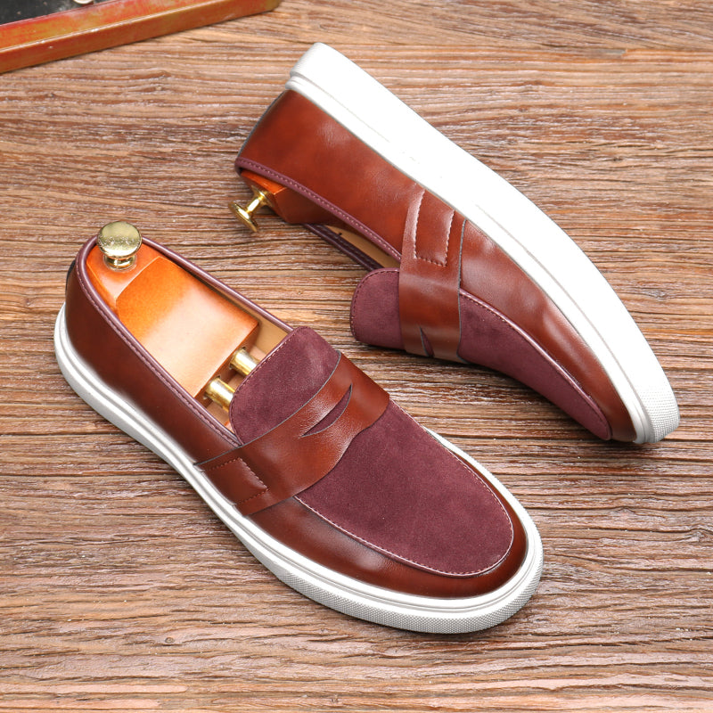 Leather Casual Slip-ons