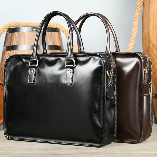 LuxeRetro Vintage Pattern Travel Briefcase