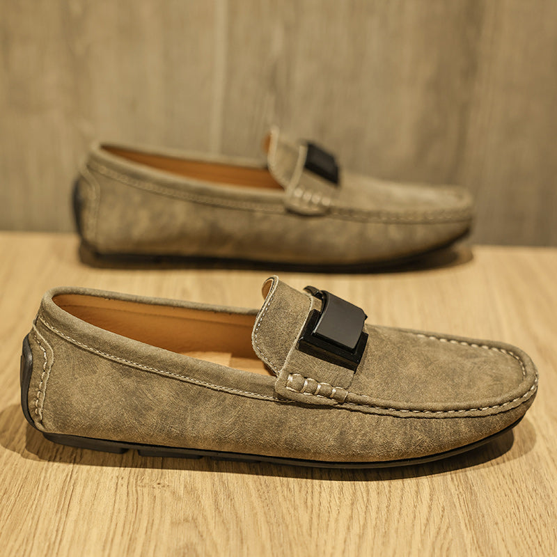 Chic Round Toe Casual Loafers