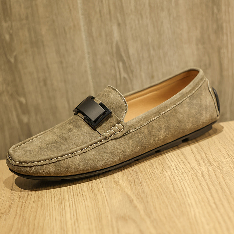 Chic Round Toe Casual Loafers