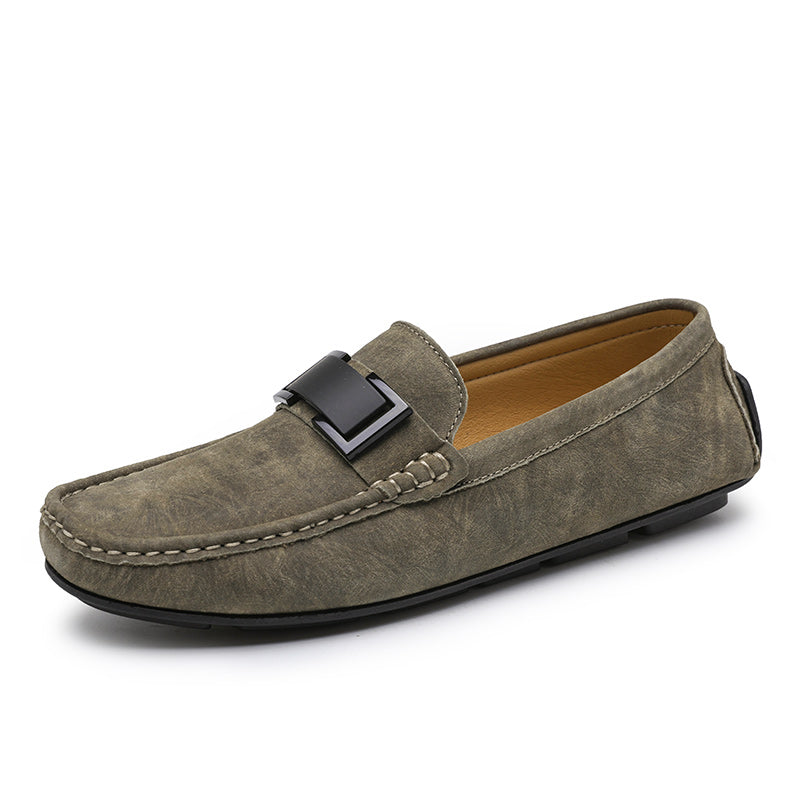 Chic Round Toe Casual Loafers