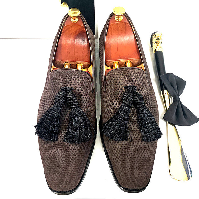 ExoticGator Luxe Tassel  Dress Shoes