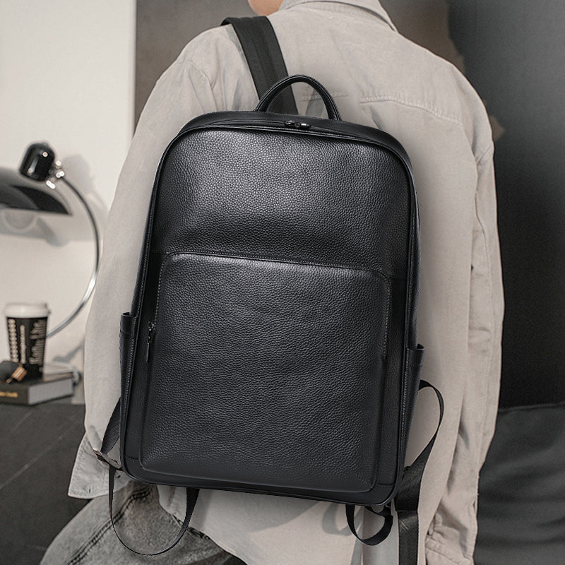 LuxLeather Laptop Travel Backpack