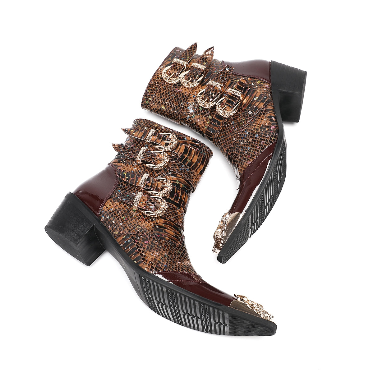 Ostranuxe Bridal Zipper Boots