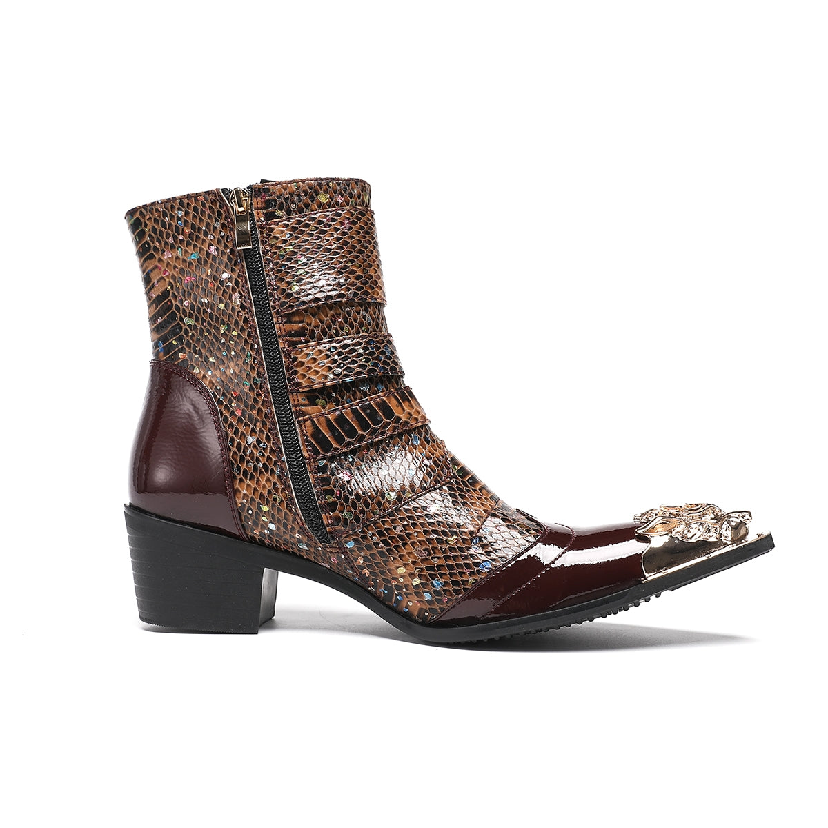 Ostranuxe Bridal Zipper Boots