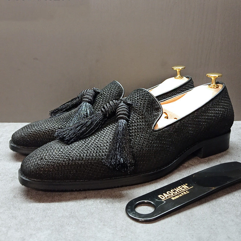 ExoticGator Luxe Tassel  Dress Shoes