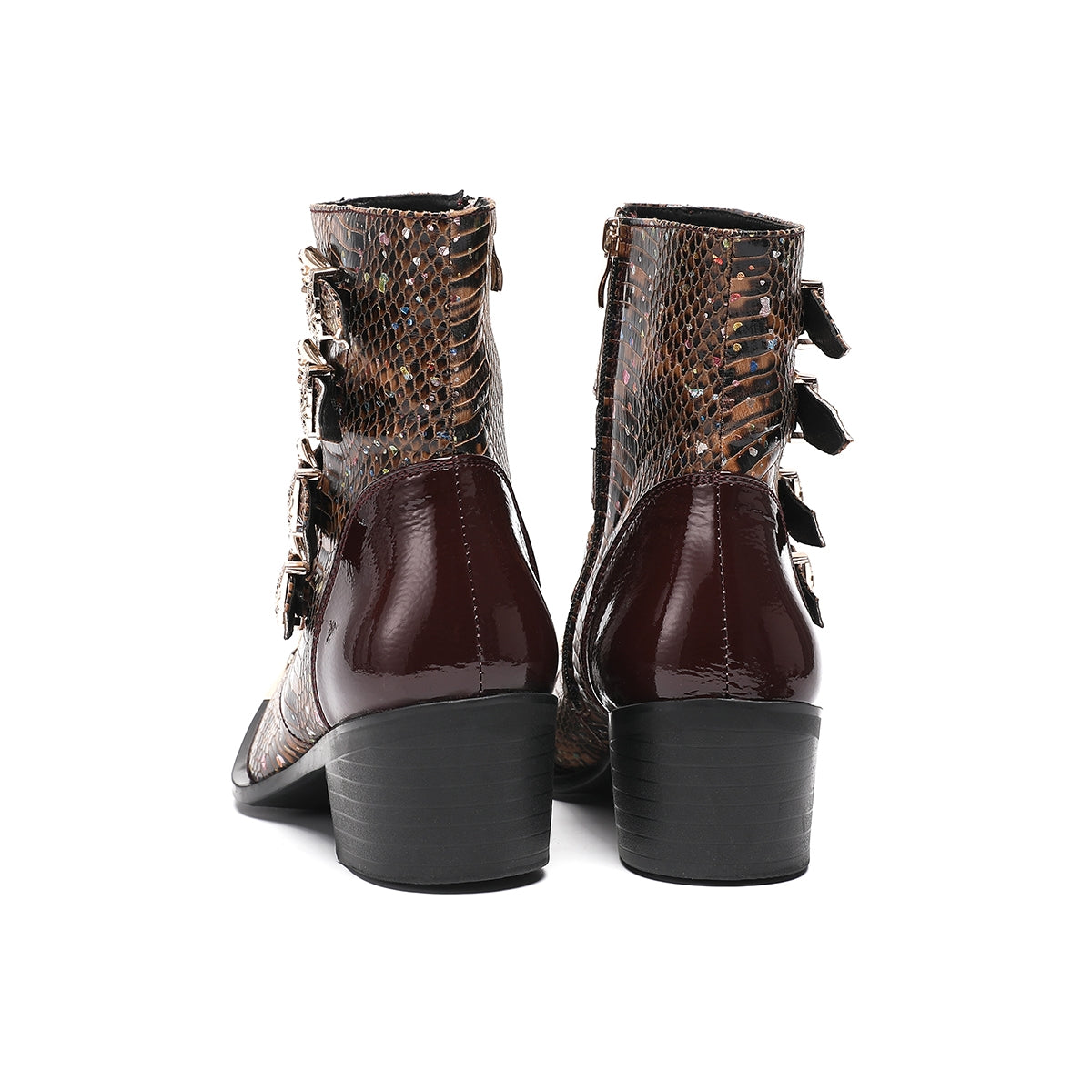 Ostranuxe Bridal Zipper Boots