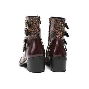Ostranuxe Bridal Zipper Boots