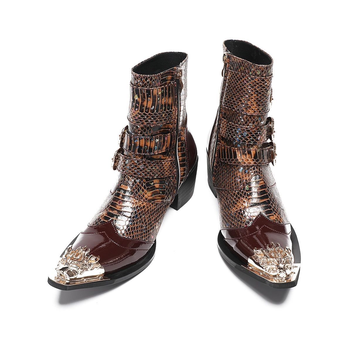 Ostranuxe Bridal Zipper Boots