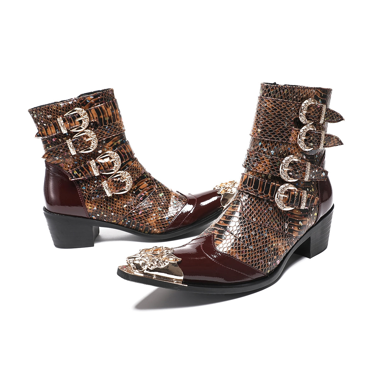 Ostranuxe Bridal Zipper Boots