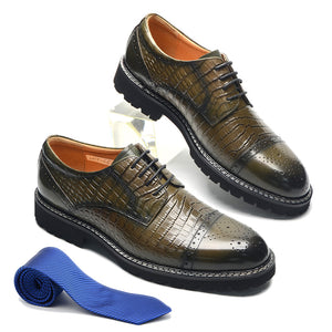 Elegant Veltique Croc Strap Shoes