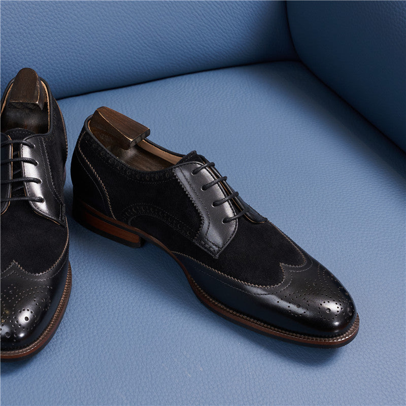 Classy Leather Lace Up Business Loafers