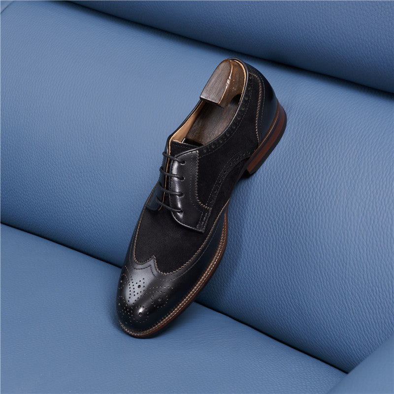 Classy Leather Lace Up Business Loafers