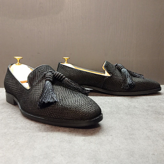 ExoticGator Luxe Tassel  Dress Shoes