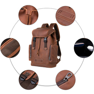 CrocoLux Zipper Softback Fashionable Backpack