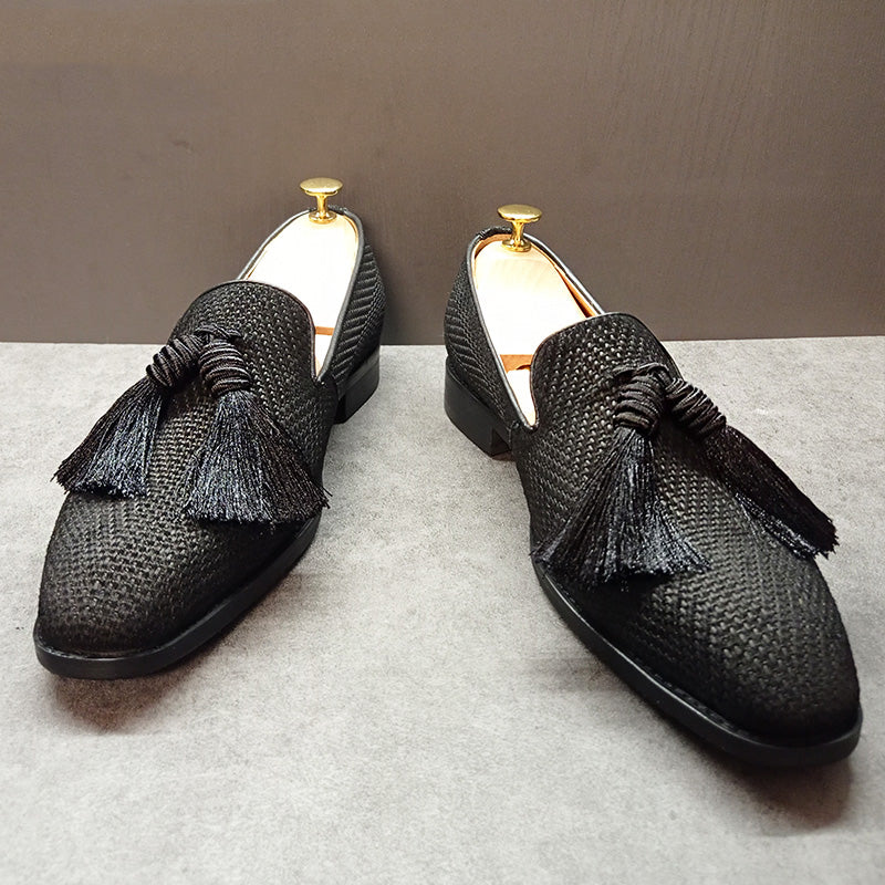 ExoticGator Luxe Tassel  Dress Shoes