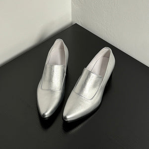 ChicLux Pointed Toe Slip-on Dress Shoes