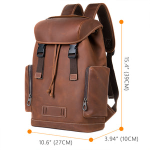 CrocoLux Zipper Softback Fashionable Backpack