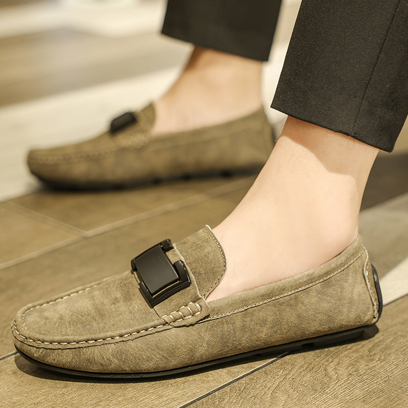 Chic Round Toe Casual Loafers