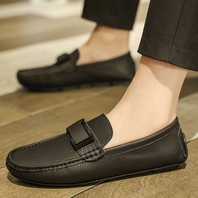 LuxLeather Casual Slip-ons Loafers