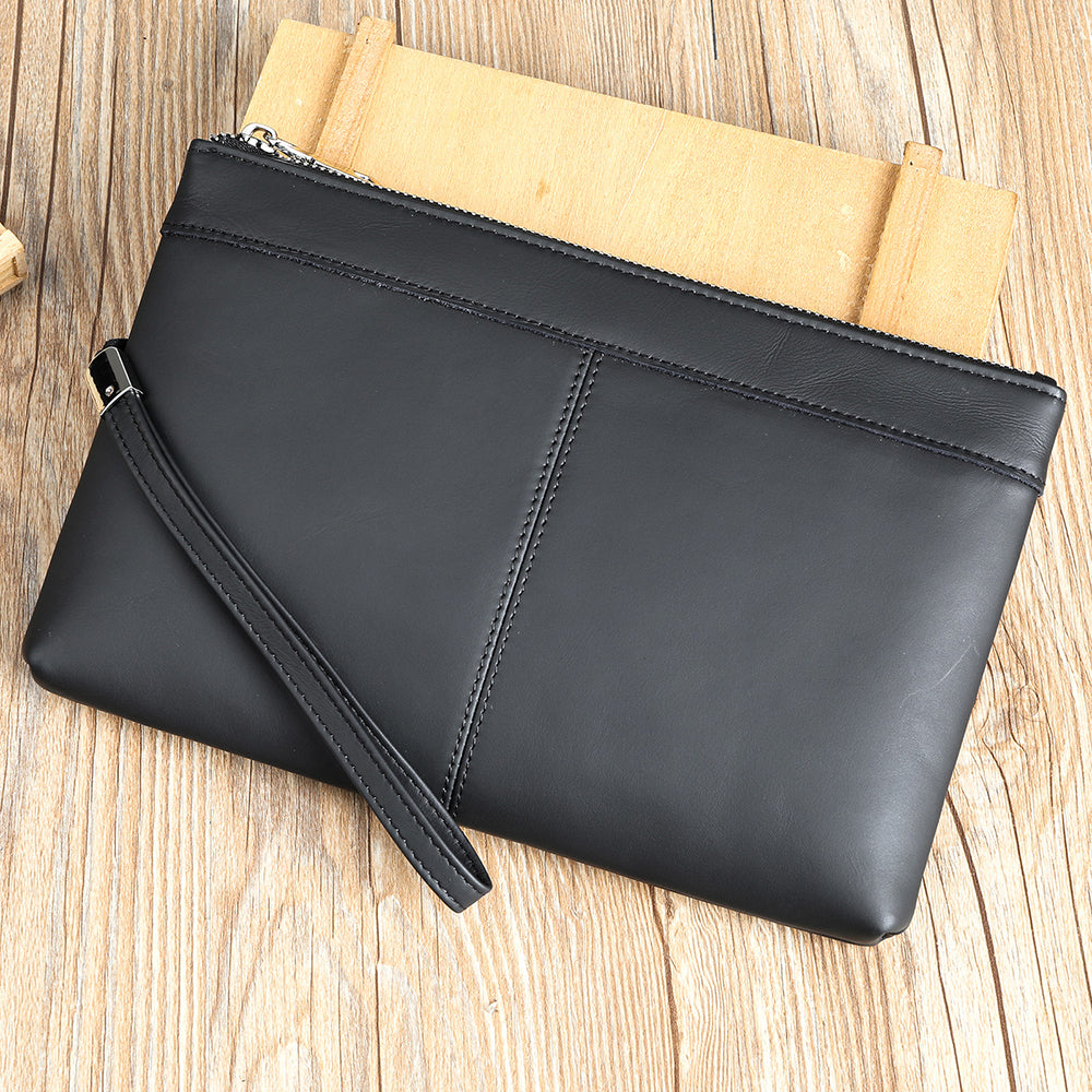 CowLuxe Stylish Leather Men's Organizer Bag