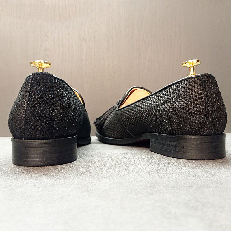 ExoticGator Luxe Tassel  Dress Shoes