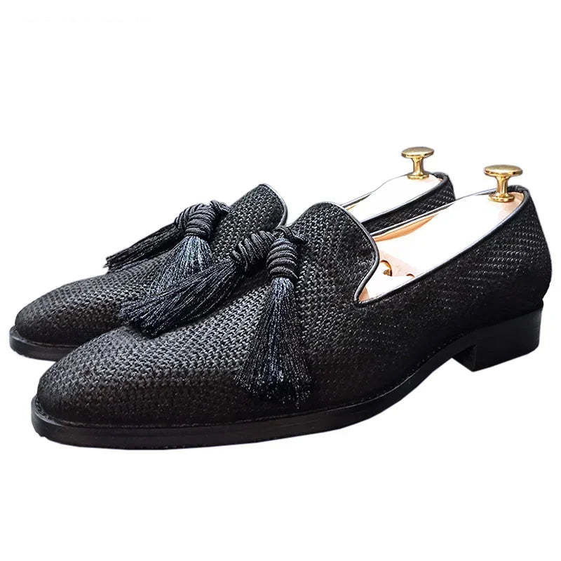 ExoticGator Luxe Tassel  Dress Shoes