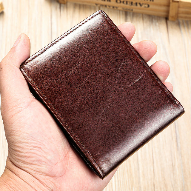 CowLuxe Stylish Leather Men's Wallets