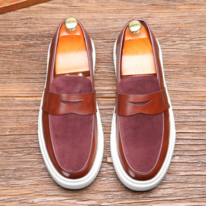 Leather Casual Slip-ons