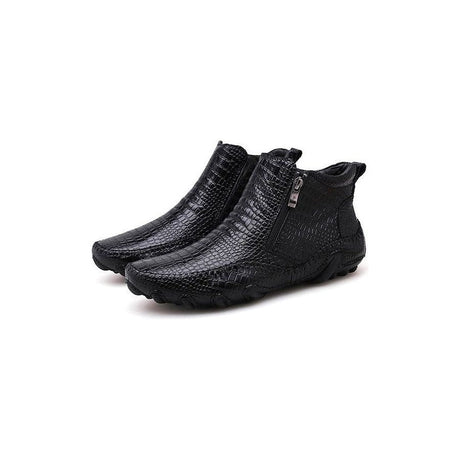 Luxury British Alligator Leather Slip On Ankle Boots - FINAL SALE