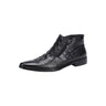 Luxury Croctex Pointed Toe Zipper Ankle Boots - FINAL SALE