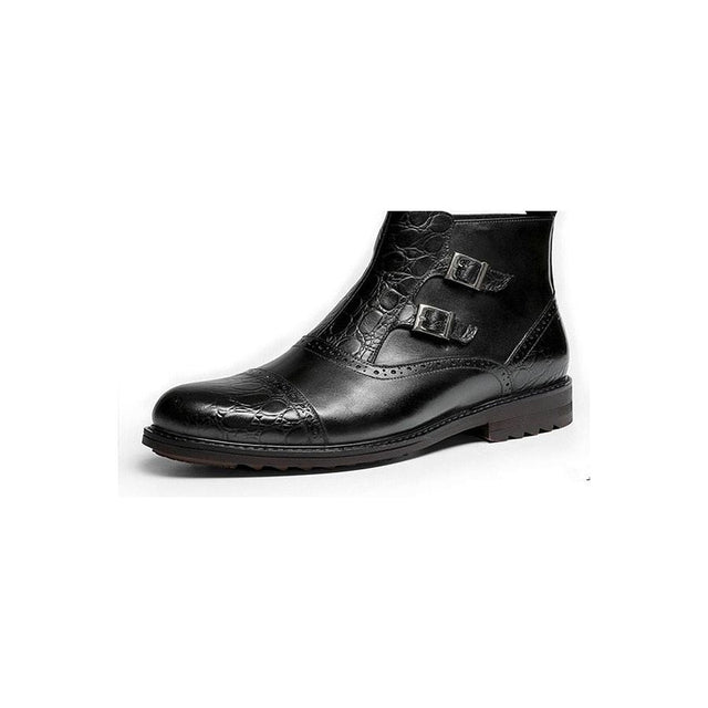 Luxury Croctex Casual Flat Ankle Boots - FINAL SALE