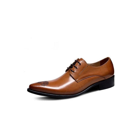 LuxeLeather Classy Lace Up Oxford Dress Shoes