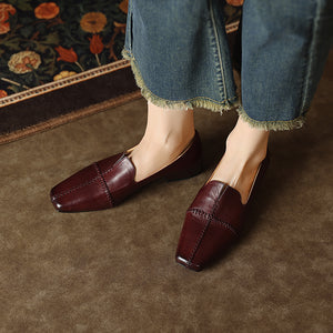 Sophisticated Cow Leather Women Loafers