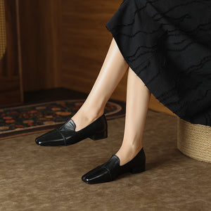 Sophisticated Cow Leather Women Loafers