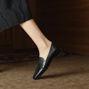 Sophisticated Cow Leather Women Loafers