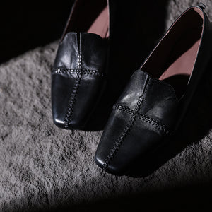 Sophisticated Cow Leather Women Loafers