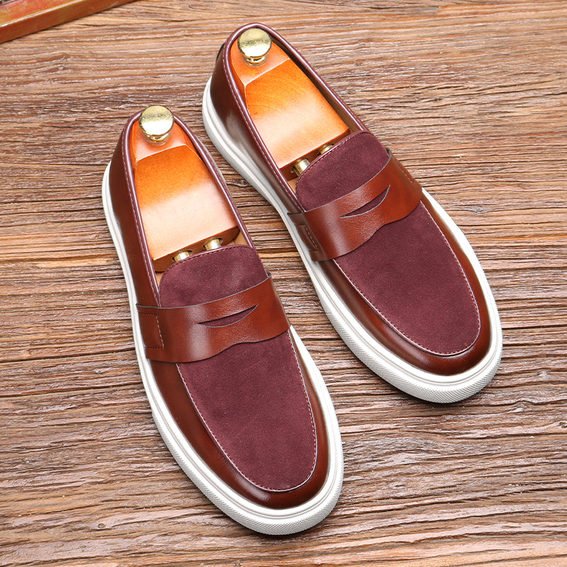 Leather Casual Slip-ons