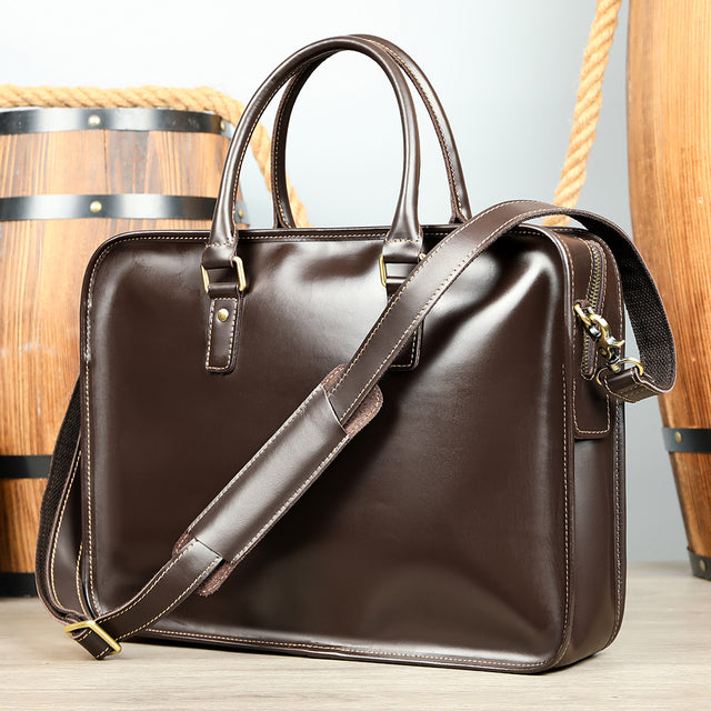 LuxeRetro Vintage Pattern Travel Briefcase