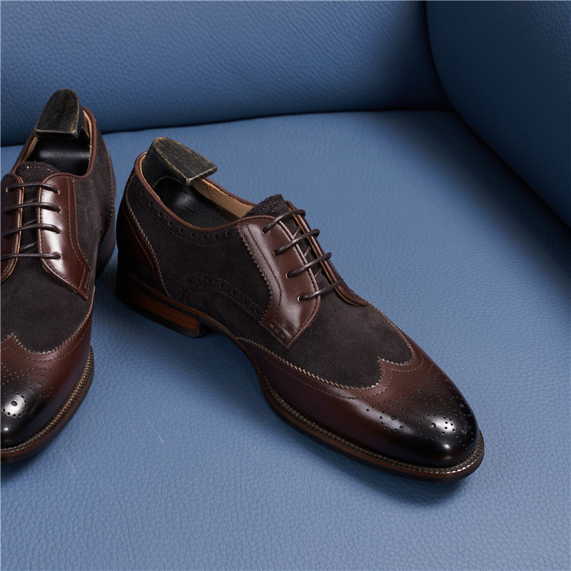 Classy Leather Lace Up Business Loafers