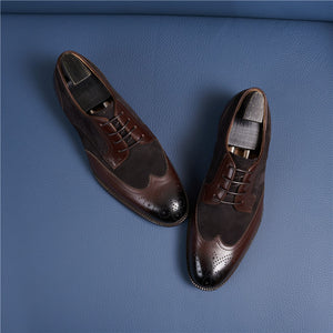 Classy Leather Lace Up Business Loafers