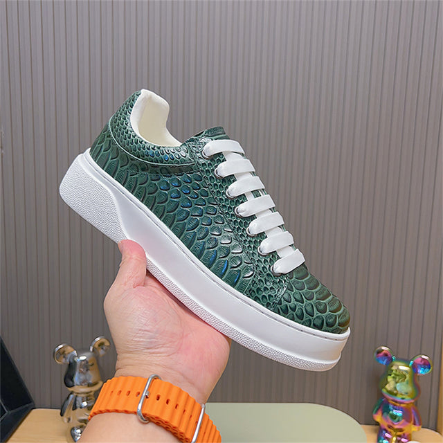 Vault Low-Top – Croc Green BLUE