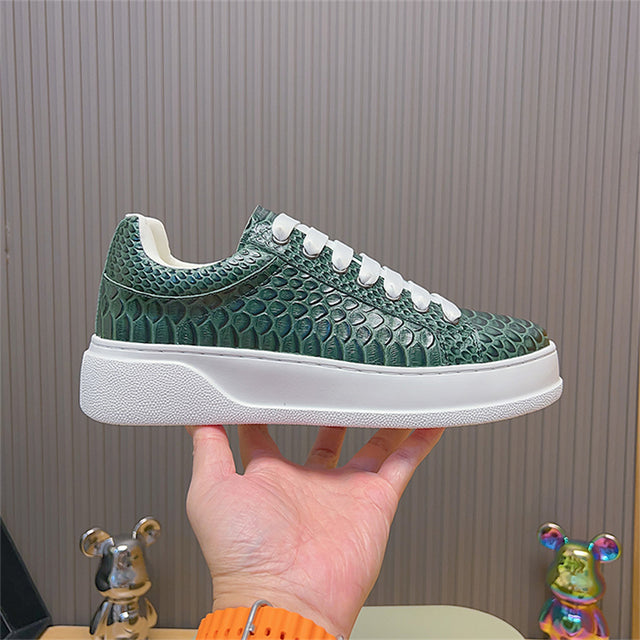 Vault Low-Top – Croc Green BLUE
