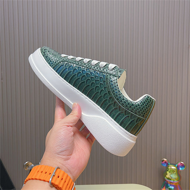 Vault Low-Top – Croc Green BLUE