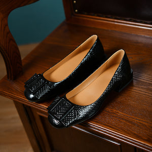 AlliGlam Slip-On Brogue Shoes