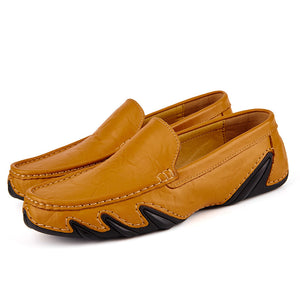 Chic Handmade Leather Slip On Loafers