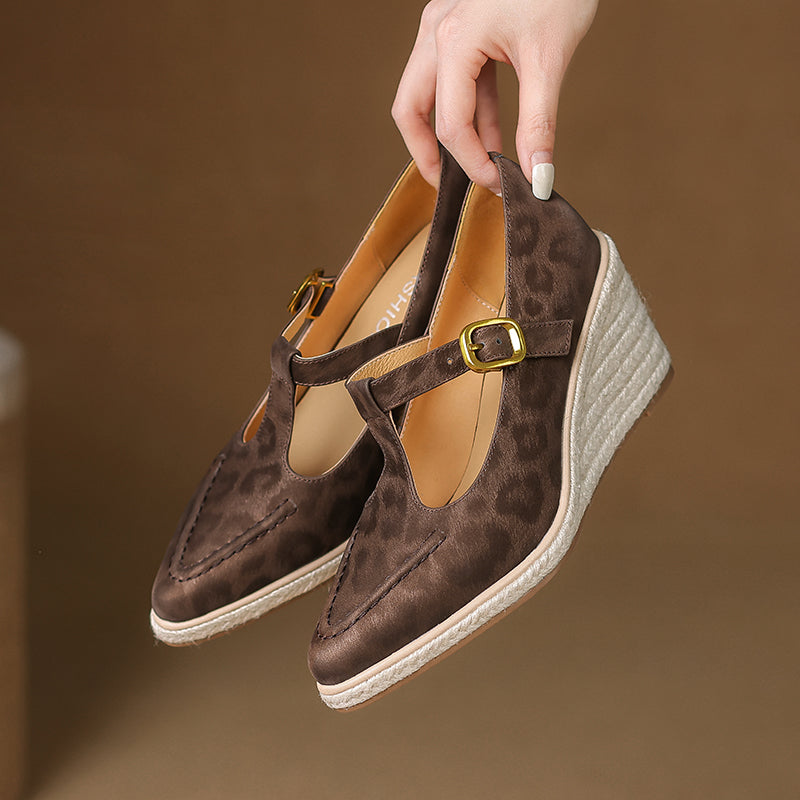 Aurastyle Veltique Slip-On Wedges