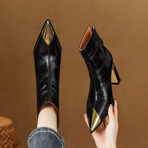 Auburnyx Couture Pointed Toe Event Boots